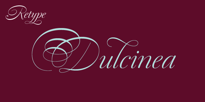 Dulcinea Font Poster 1
