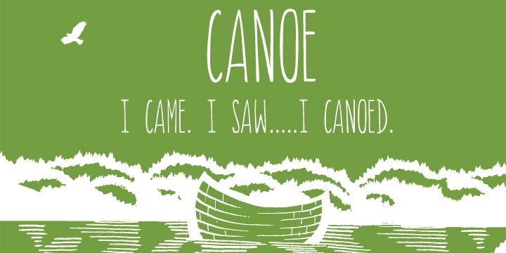 Image of Canoe Font