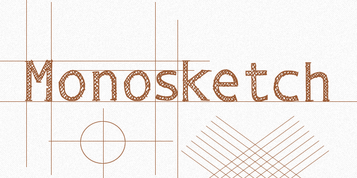 Monosketch Font Poster 1