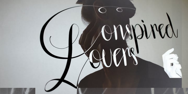 Conspired Lovers Font Poster 1