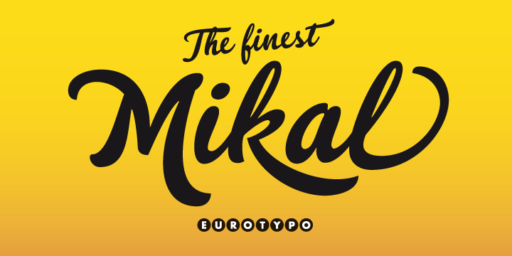 Mikal Font Poster 1
