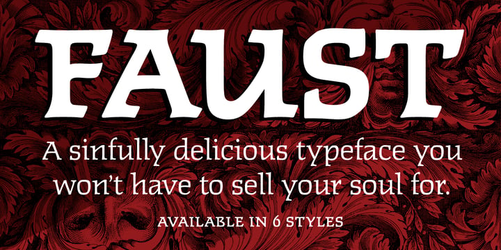 Faust Font Poster 1