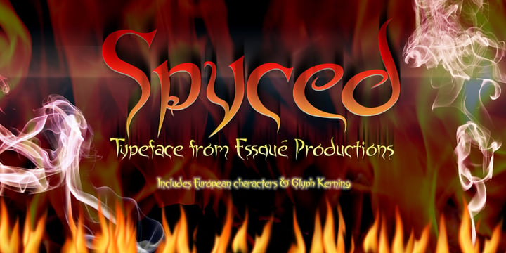 Spyced Font Poster 1