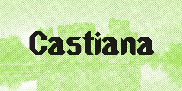 Castiana Font Poster 1