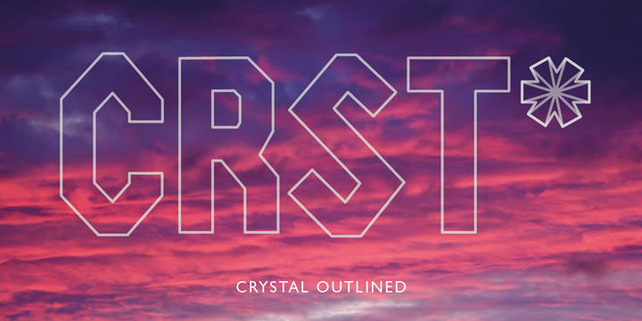 Crystal Font Poster 5