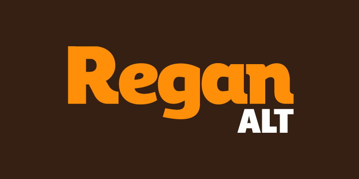 Regan Alt Font Poster 1