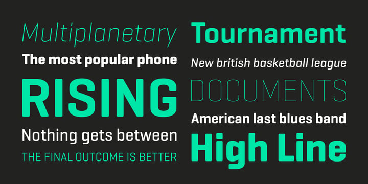 Geogrotesque Font Poster 1
