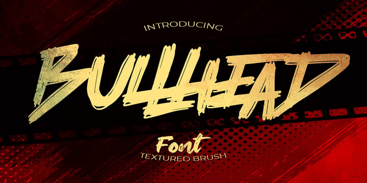 Bullhead Font Poster 1