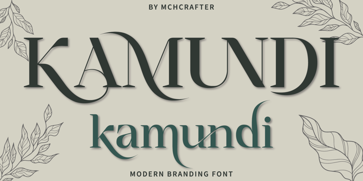 Kamundi Font Poster 1