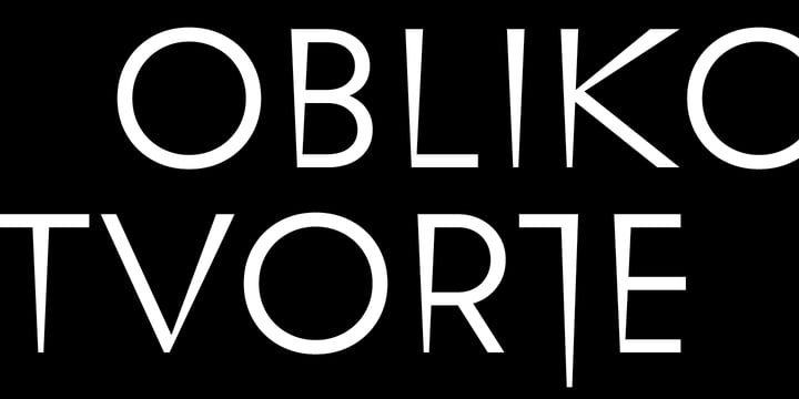 Plecnik Font Poster 12