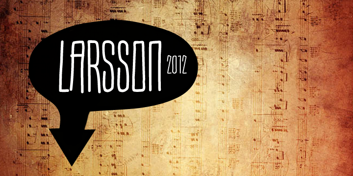Larsson Font Poster 1