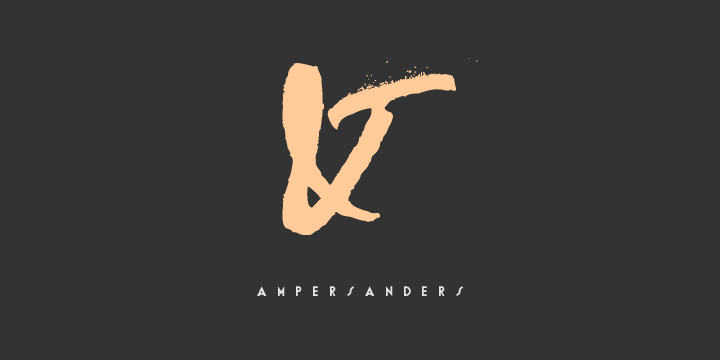 Ampersanders Font Poster 6