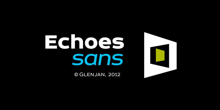 Echoes Sans Font Poster 1