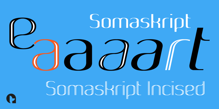 SomaSkript Font Poster 1