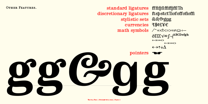 Trivia Serif 10 Font Poster 5