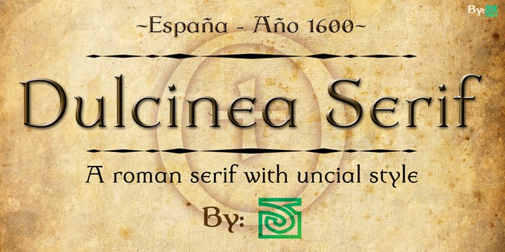Dulcinea Serif Font Poster 1