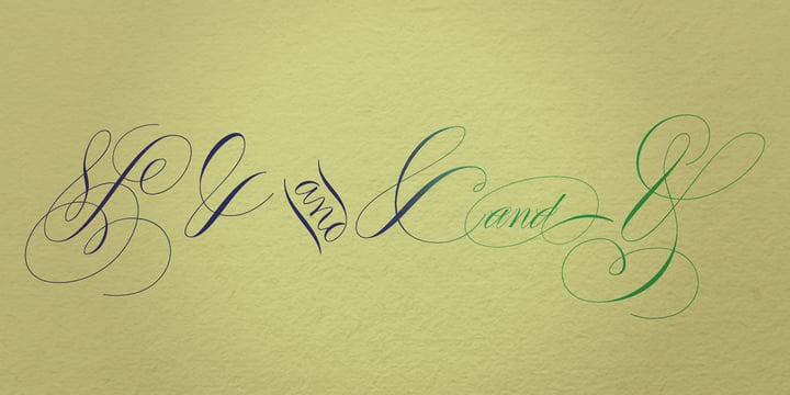Poem Script Pro Font Poster 44