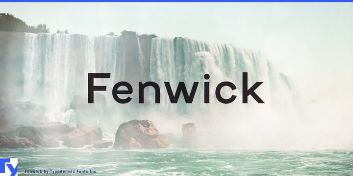 Fenwick Font Poster 1
