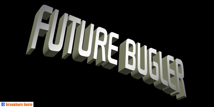 Future Bugler Font Poster 2