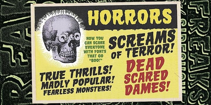 Horror Show Font Poster 3