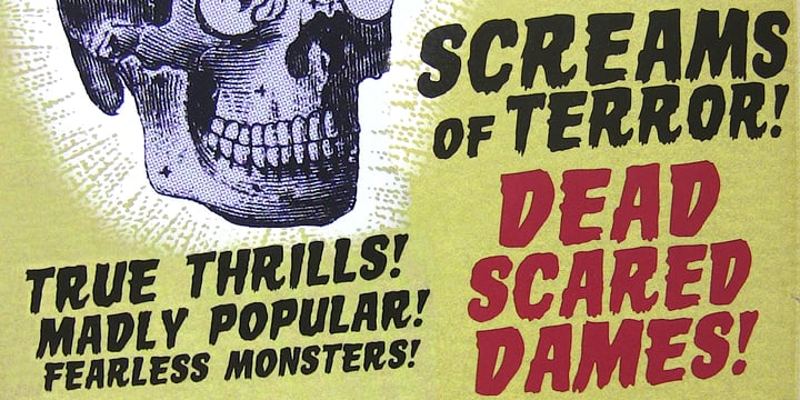 Horror Show Font Poster 4
