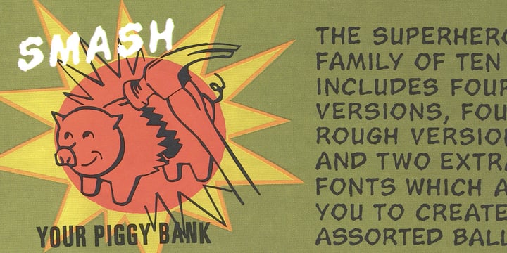 Superhero Font Poster 6