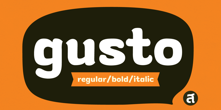 Gusto Font Poster 1