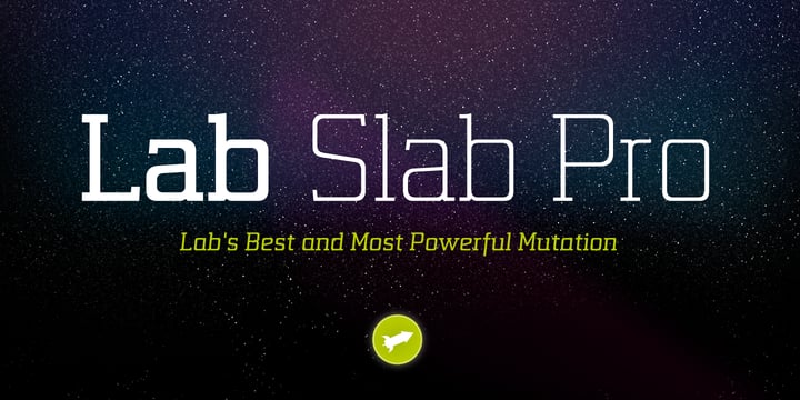 Lab Slab Pro Font Poster 1