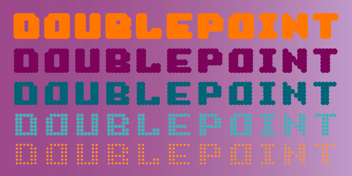 Doublepoint Font Poster 2