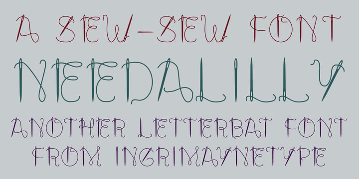 NeedALilly Font Poster 1