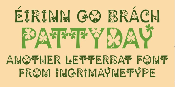 Patty Day Font Poster 1
