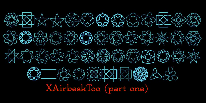 XAirebesk Font Poster 6