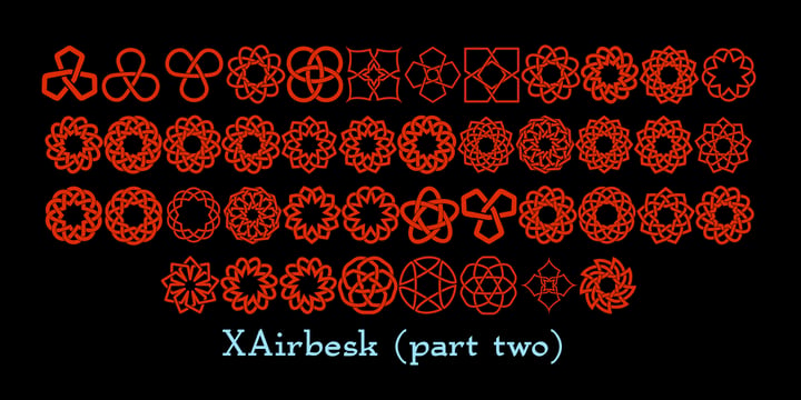 XAirebesk Font Poster 4