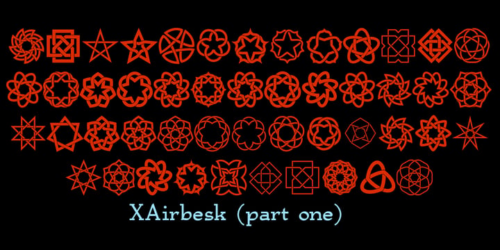 XAirebesk Font Poster 3