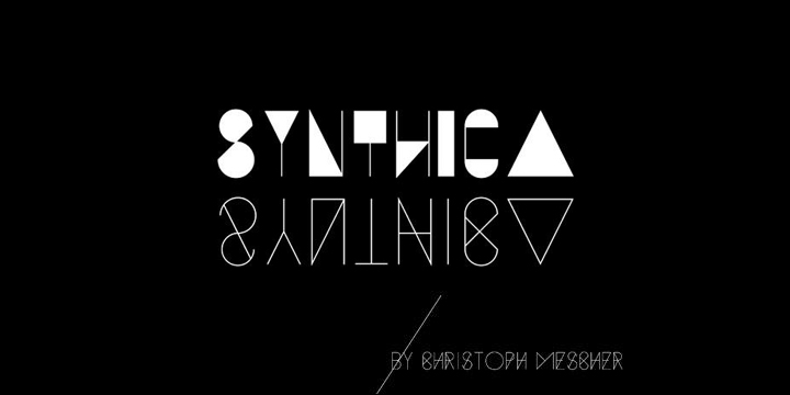 Synthica Font Poster 1
