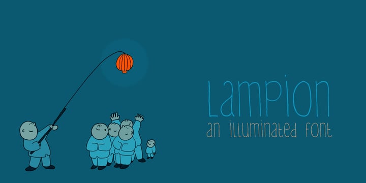 Lampion Font Poster 1