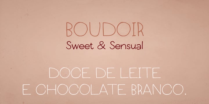 Boudoir Font Poster 4