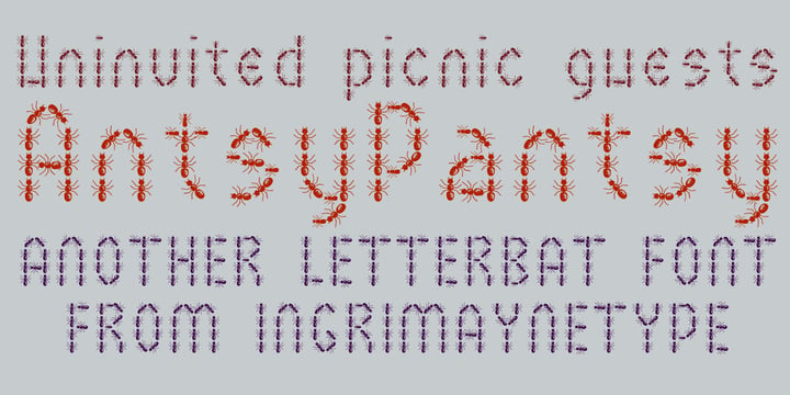 AntsyPantsy Font Poster 1