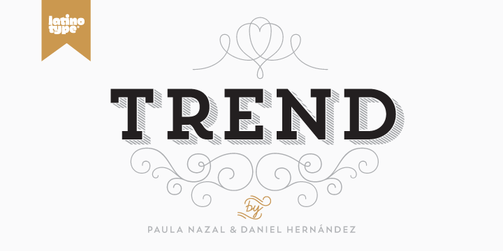 Trend Font Poster 5