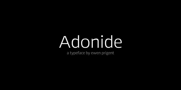 Adonide Font Poster 1