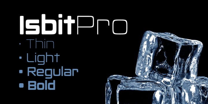 Isbit Pro Font Poster 1