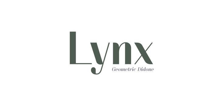 Lynx Font Poster 2