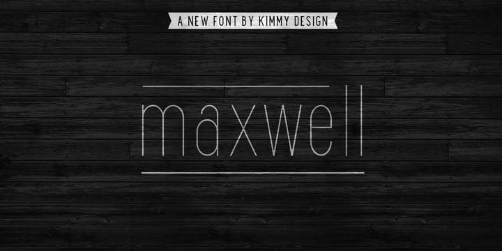 Maxwell Sans Font Poster 1