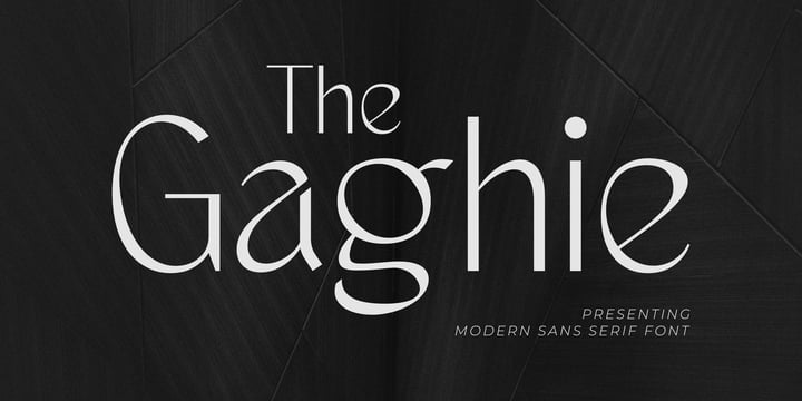 Gaghie Font Poster 1