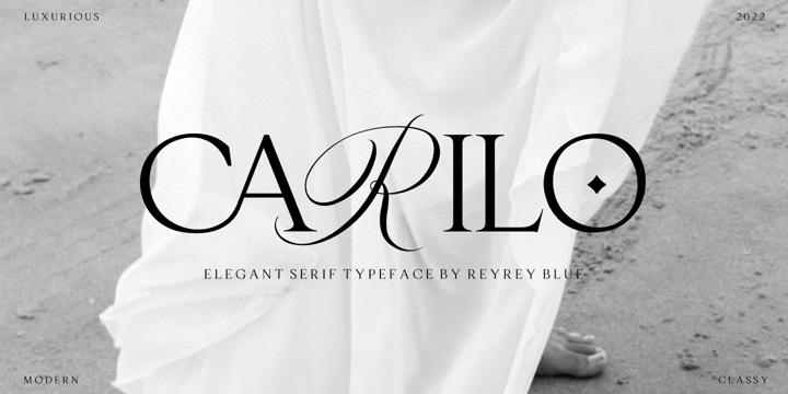 Carilo Font Poster 1