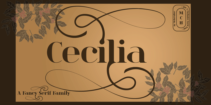 Cecilia Font Poster 1