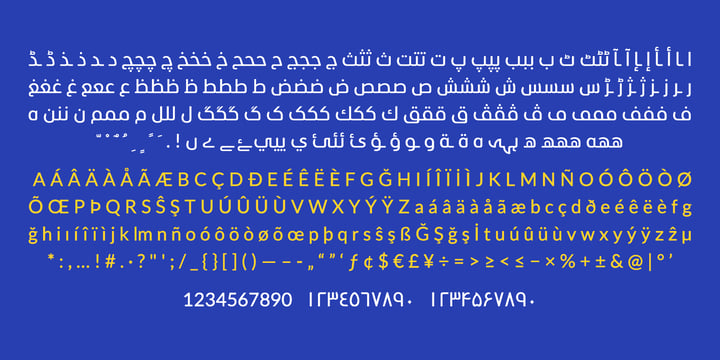 Alilato Arabic Font Poster 10