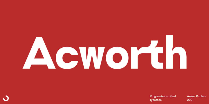 Acworth Font Poster 1