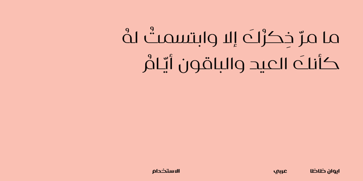 Iwan Zaza Arabic Font Poster 8