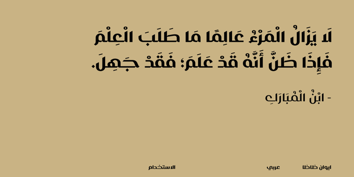 Iwan Zaza Arabic Font Poster 9